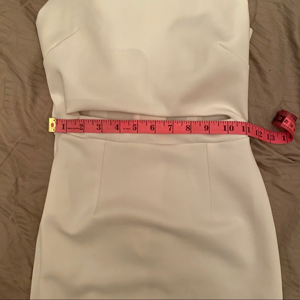 ASOS PETITE PENCIL SKIRT WHITE DRESS - Picture 8 of 9